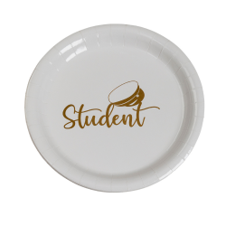 Student Tallerkener 23 Cm./ 8 Stk.