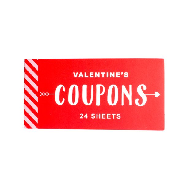 Kuponhfte til Valentinsdag / 24 Sider