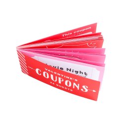 Kuponhfte til Valentinsdag / 24 Sider