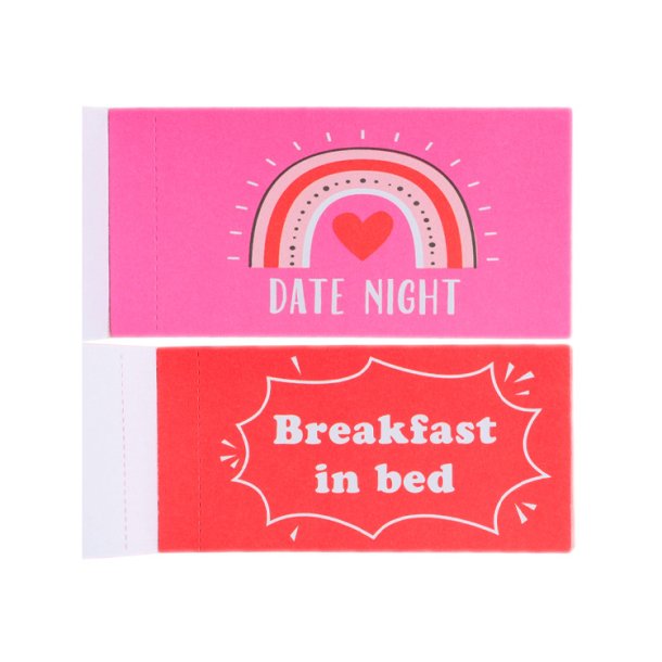 Kuponhfte til Valentinsdag / 24 Sider