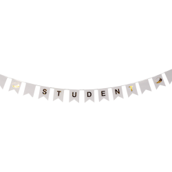 'Student' Banner Guld / 3 M.