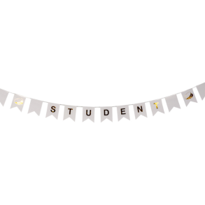 'Student' Banner Guld / 3 M.