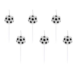 Kagelys Fodbolde/ 6 Stk.