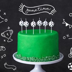 Kagelys Fodbolde/ 6 Stk.