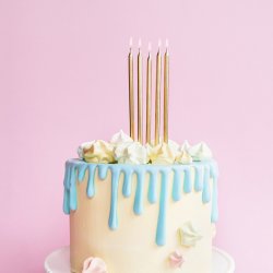 Kagelys  Guld / 12 stk.