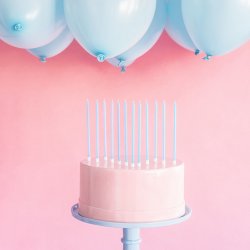 Kagelys Lysebl / 12 stk. 