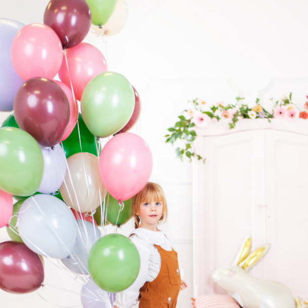 Latex Ballon Rosemary Green 30 cm.