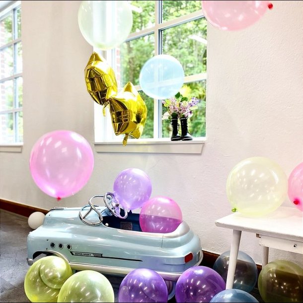 Krystal Ballon 30 cm. /10 stk. Mix