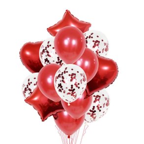 Ballon Mix 14 stk. / Rd