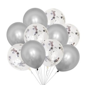 Latex Balloner 10 Stk./ Slv