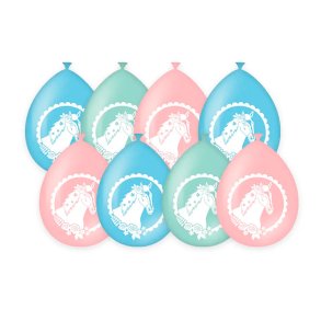 Heste Latex Balloner / 8 stk.