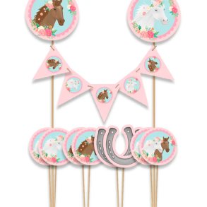 Heste Kagedekoration