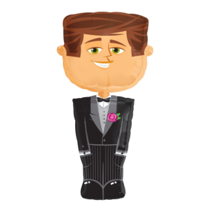 Folieballon Airwalker Gom 127 Cm.