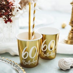 Papkrus "60Th Birthday" /6 Stk