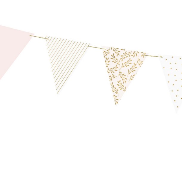 Guld Mix Vimpel Banner 2,10 M.