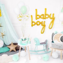 'Baby' Folieballon 73 x75 cm/ Guld