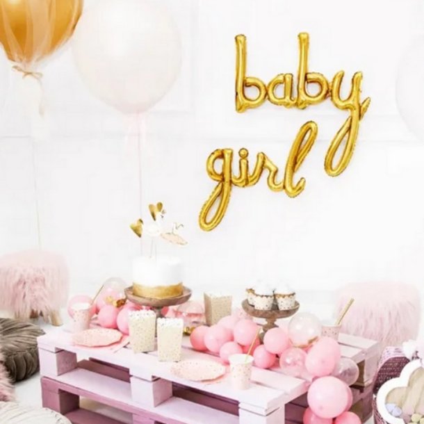 'Baby' Folieballon 73 x75 cm/ Guld