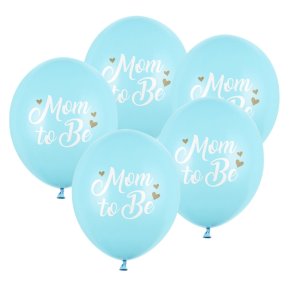'Mom To Be' Lysebl Balloner / 6 Stk. 