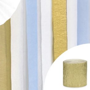 Crepepapir Ruller 4 Stk./ Guld