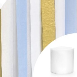 Crepepapir Ruller 4 Stk./Hvid