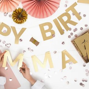 Personlig Banner D.I.Y/ Guld