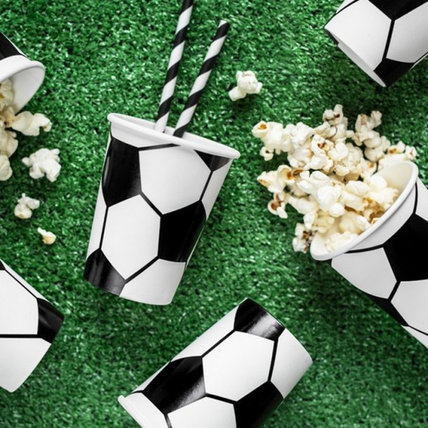 Fodbold Papkrus / 6 Stk.