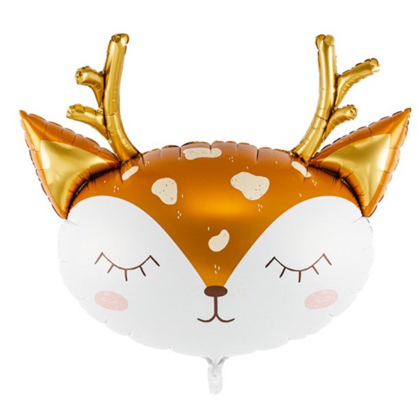 Folieballon Ddyrhoved 73 x 64 Cm. 