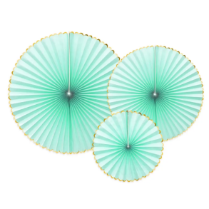 Rosetter/ 3 Stk. Mint M. Guldkant