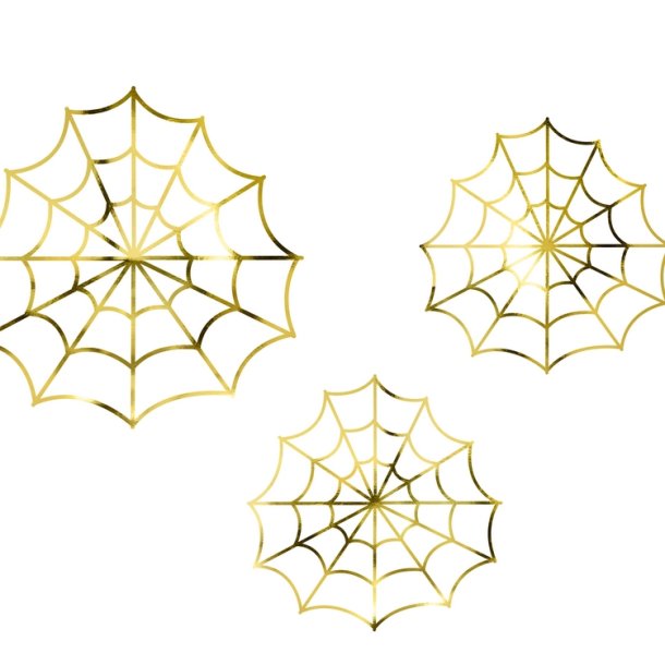 Edderkoppespind/ Guld Dekoration