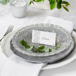 Hvide Stof Servietter 35 x 35 Cm./25 Stk. 