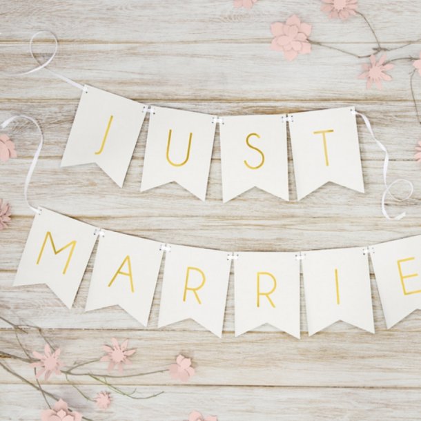 "Just Married" Guirlande