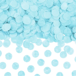 Konfetti Silkepapir 15 gr./Lysebl Cirkler