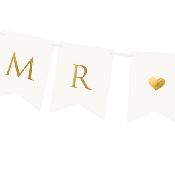 "Mr &hearts; Mrs" Guirlande