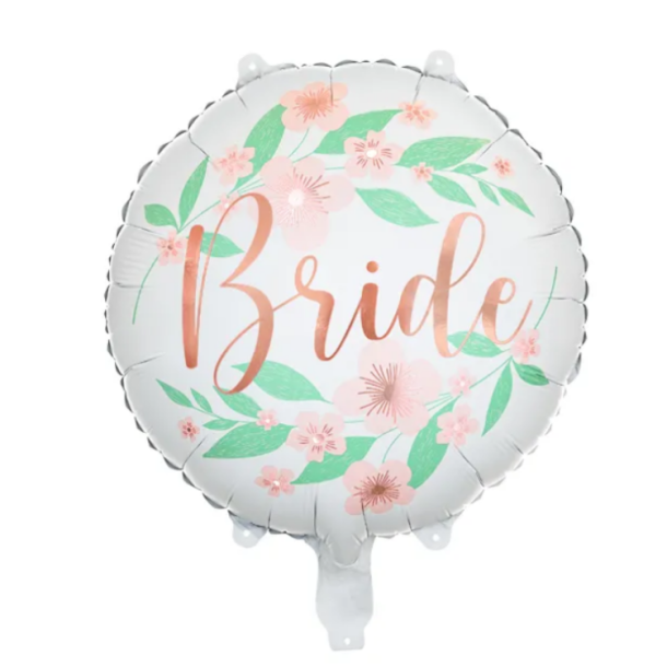 'Bride' Flower Folieballon 35 Cm.