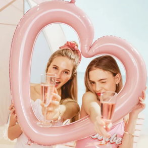 Folieramme Lyserd Hjerte