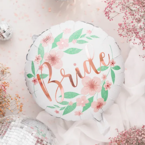 'Bride' Flower Folieballon 35 Cm.