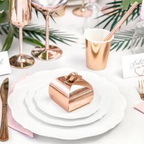 Rose Gold Gaveske/ 10 Stk. 