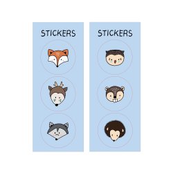 Woodland Snack Poser/ 6 Stk.