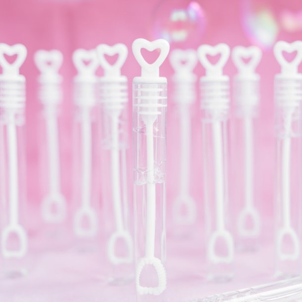 Hjerte Sbebobler/ 48 Stk.