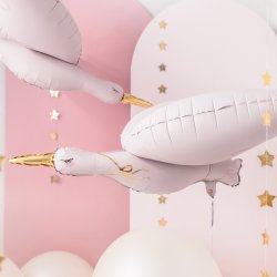 Folieballon Lyserd Stork 103 x 60 Cm. 