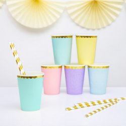 Mint M. Guldkant Papkrus / 6 Stk.