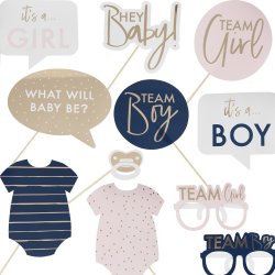 Photo Booth Props / Babyshower