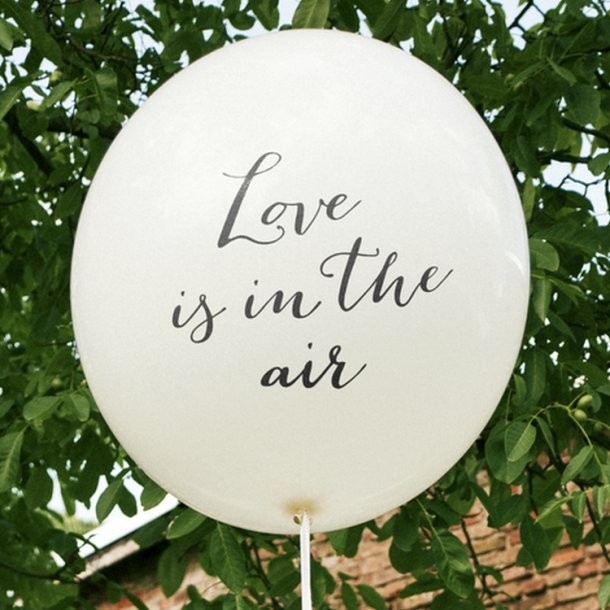 'Love Is In The Air'  1 M. /Sort Tekst