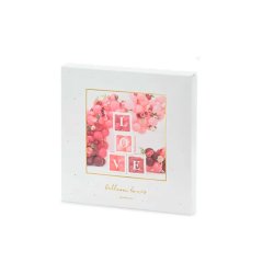 Ballonsker "LOVE" / Hvid 4-pak