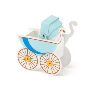 Lysebl Barnevogn/ 10 Stk. 