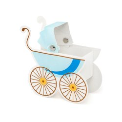 Lysebl Barnevogn/ 10 Stk. 