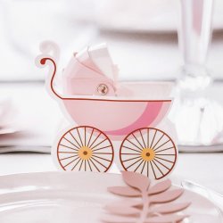 Lyserd Barnevogn / 10 stk. 