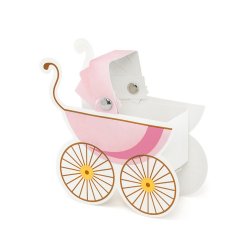 Lyserd Barnevogn / 10 stk. 