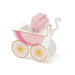 Lyserd Barnevogn / 10 stk. 