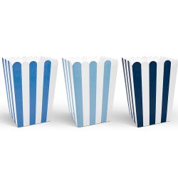 Blstribet Popcornbger / 6 Stk. 